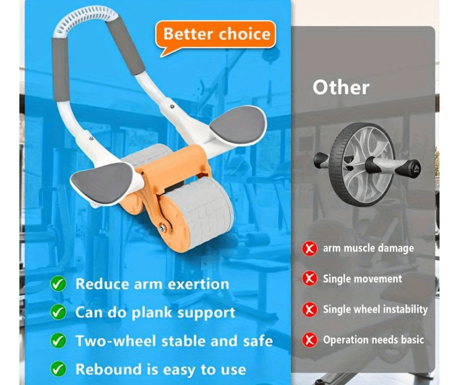 🔥Power Flex🔥- Rueda de ejercicio con soporte