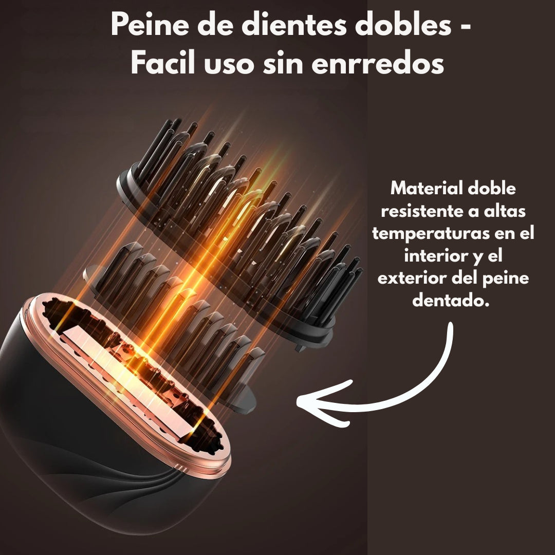 Cepillo Alisador Inalámbrico Portátil—Brush AIR Black®️🎁50%OFF ¡Cabello perfecto donde estés!