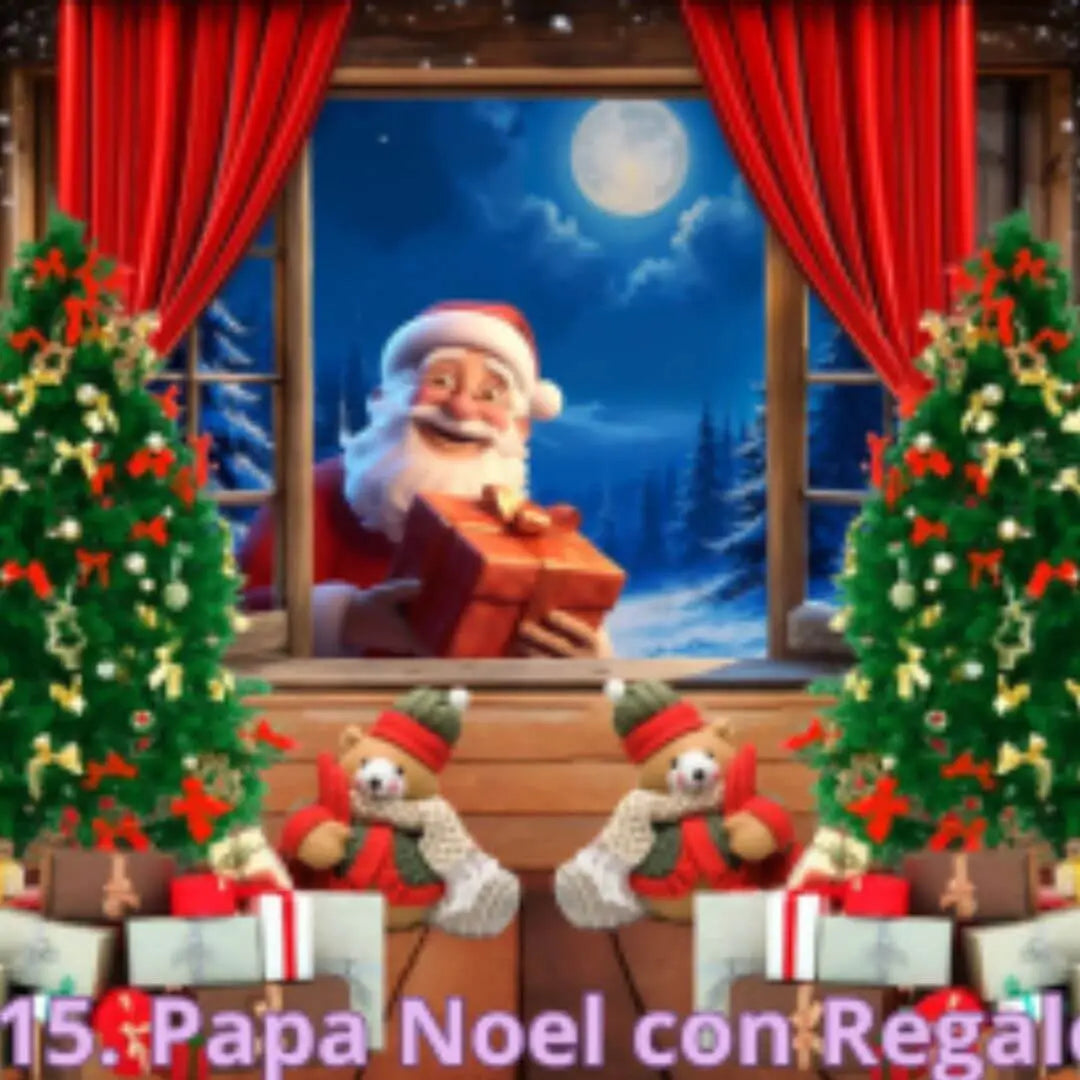 🎄 Telón Navideño Premium™- Convierte cualquier espacio en un fondo perfecto para tus fotos de Navidad 🎁Cinta doble faz + DCTO 50%