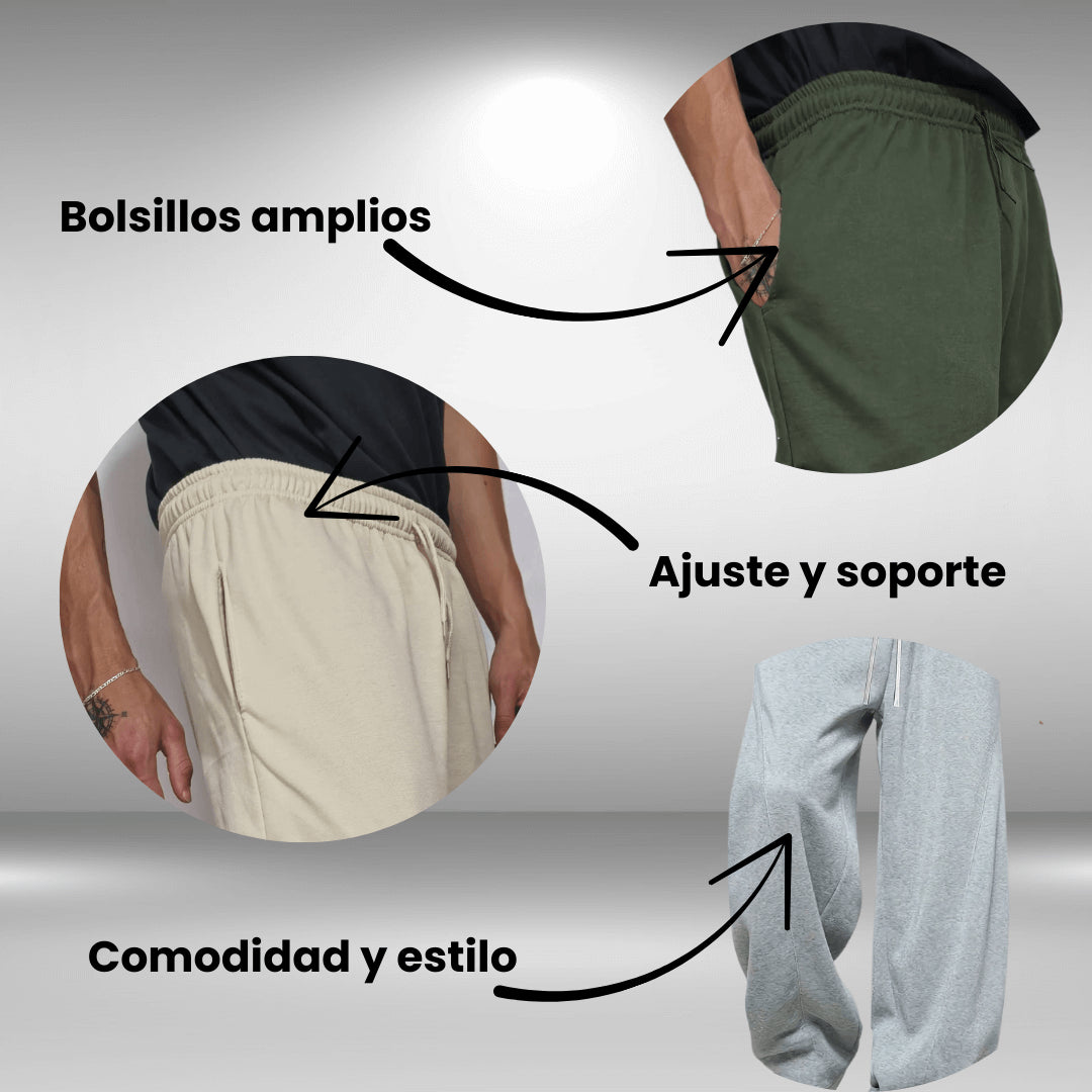 Llévate 3 Pantalones Deportivos por el Precio de 1