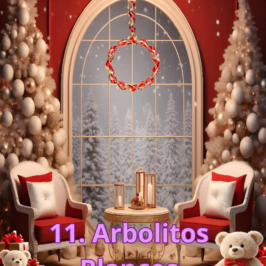 🎄 Telón Navideño Premium™- Convierte cualquier espacio en un fondo perfecto para tus fotos de Navidad 🎁Cinta doble faz + DCTO 50%