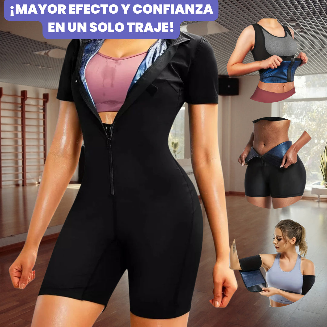 Traje tipo sauna💦 Cuerpo completo para mujer🔥