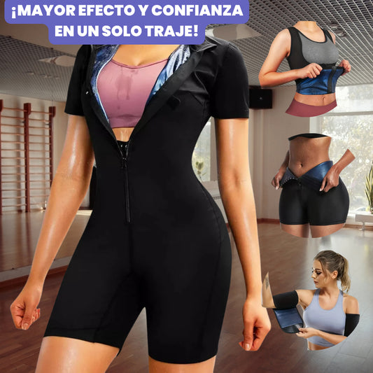 Traje tipo sauna💦 Cuerpo completo para mujer🔥