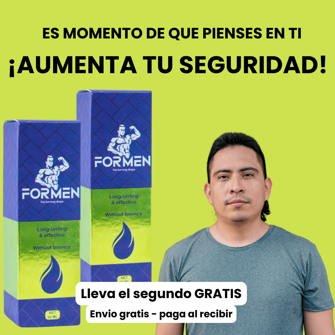 🔥FORMEN💪🏽  Reductor Masculino para definición y apariencia atlética