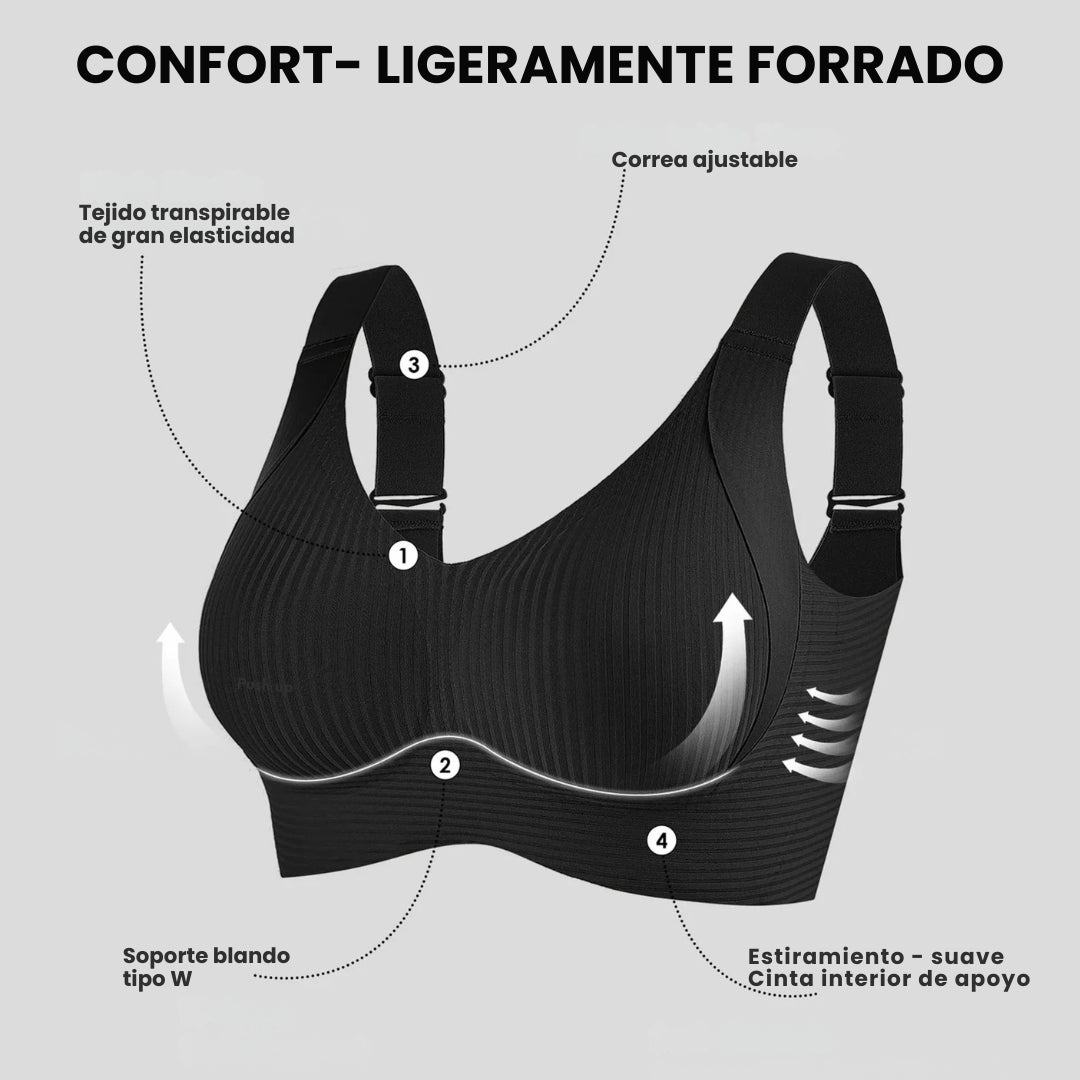 Sujetador Sin Aros Ajustable – Comodidad y Soporte Todo el Día