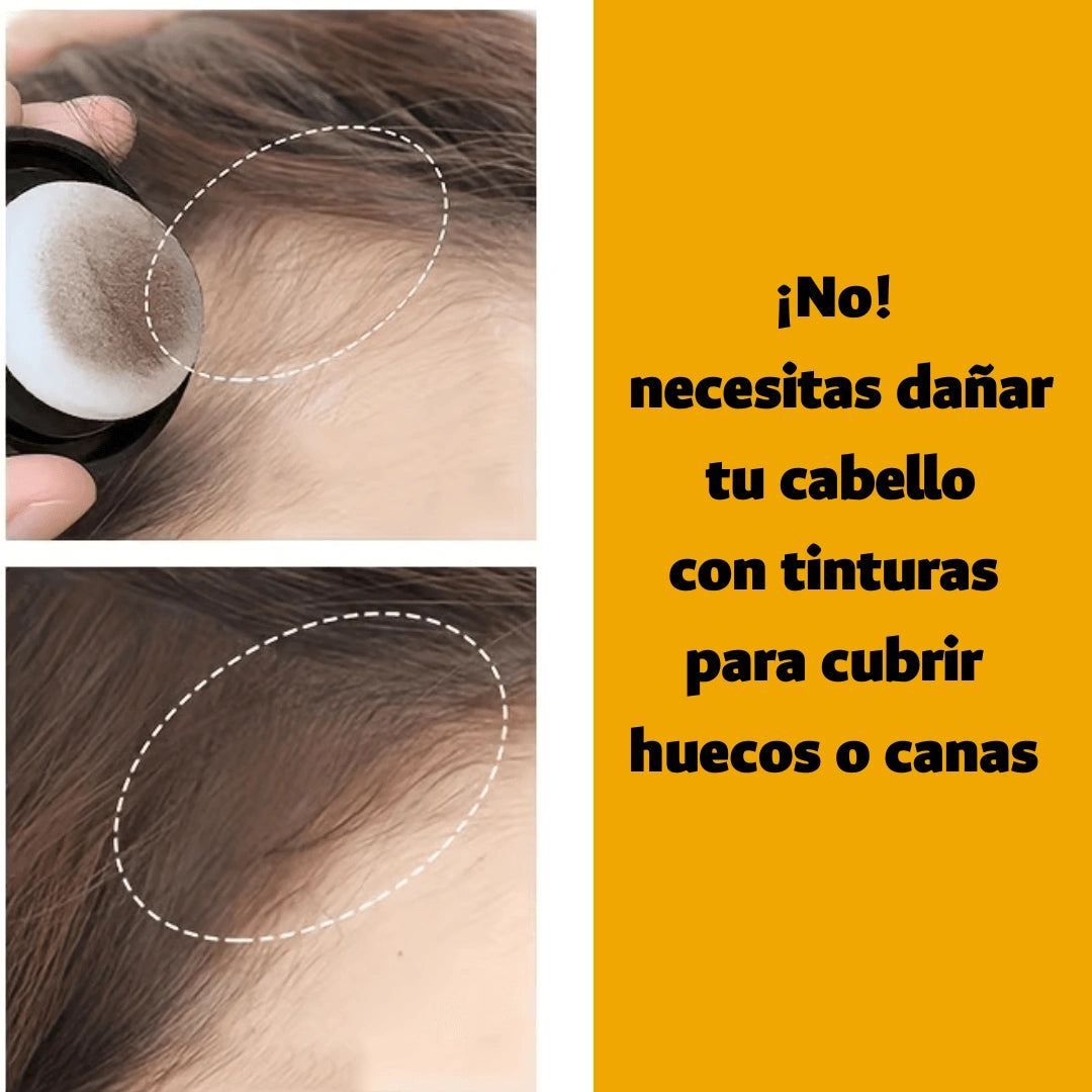 ¡Luce una melena uniforme y espectacular 👱🏽👱‍♀️ con nuestro polvo capilar de aplicación inmediata