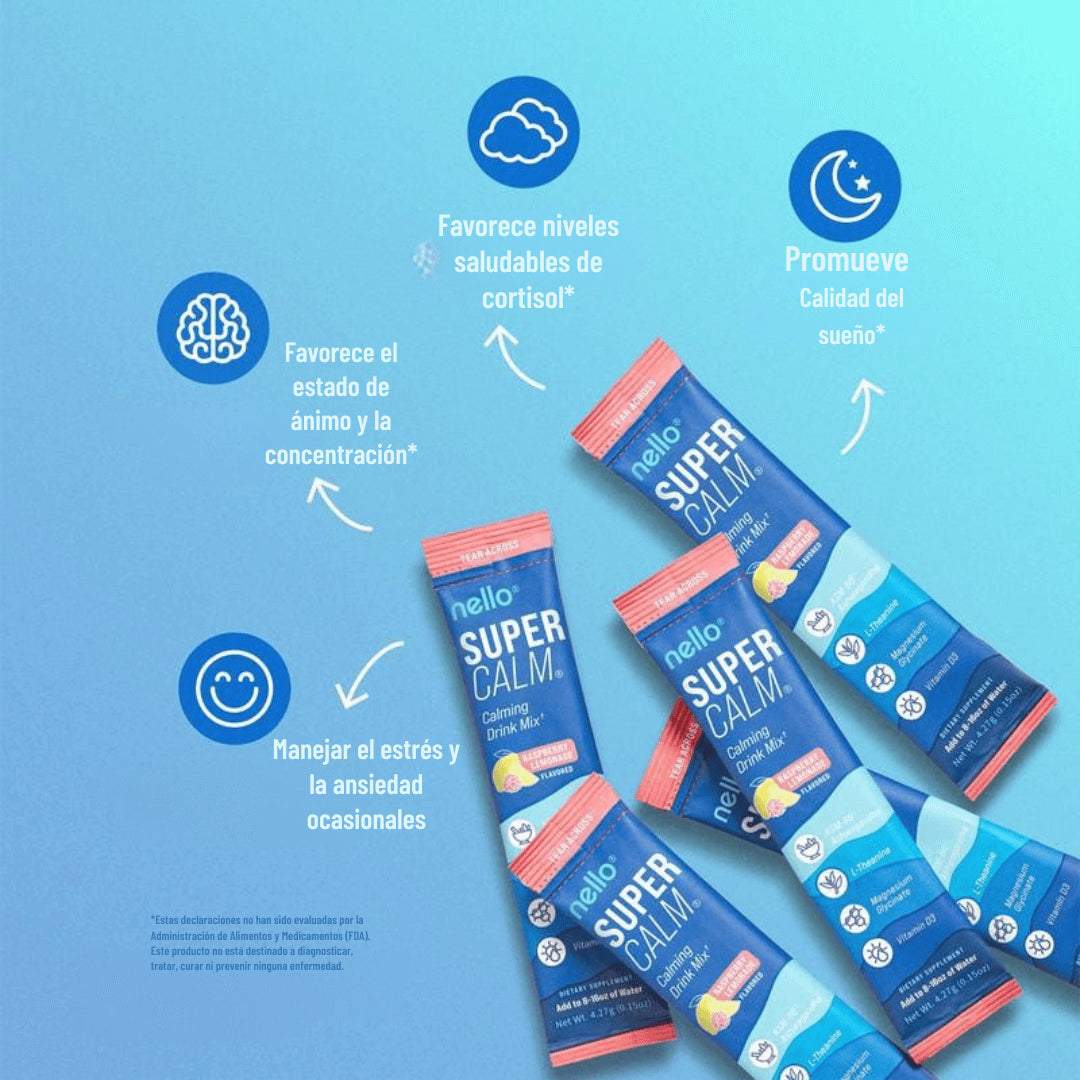 Nello Super Calm™ – Bebida relajante con Ashwagandha para tu bienestar diario