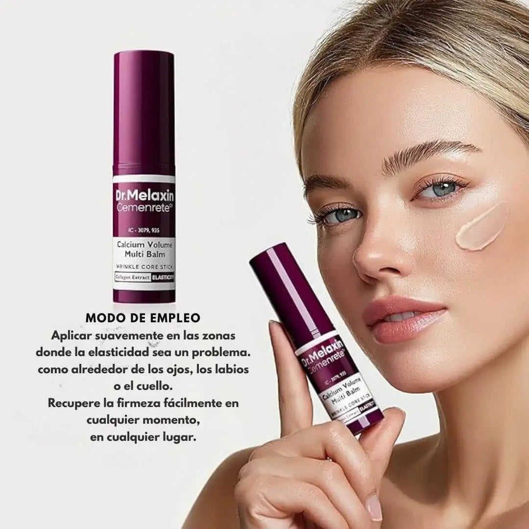 Bálsamo Dr. Melaxin Calcium™ Tus lineas de expresión menos notorias, más suaves y luminosa🎁DCTO 2x1!