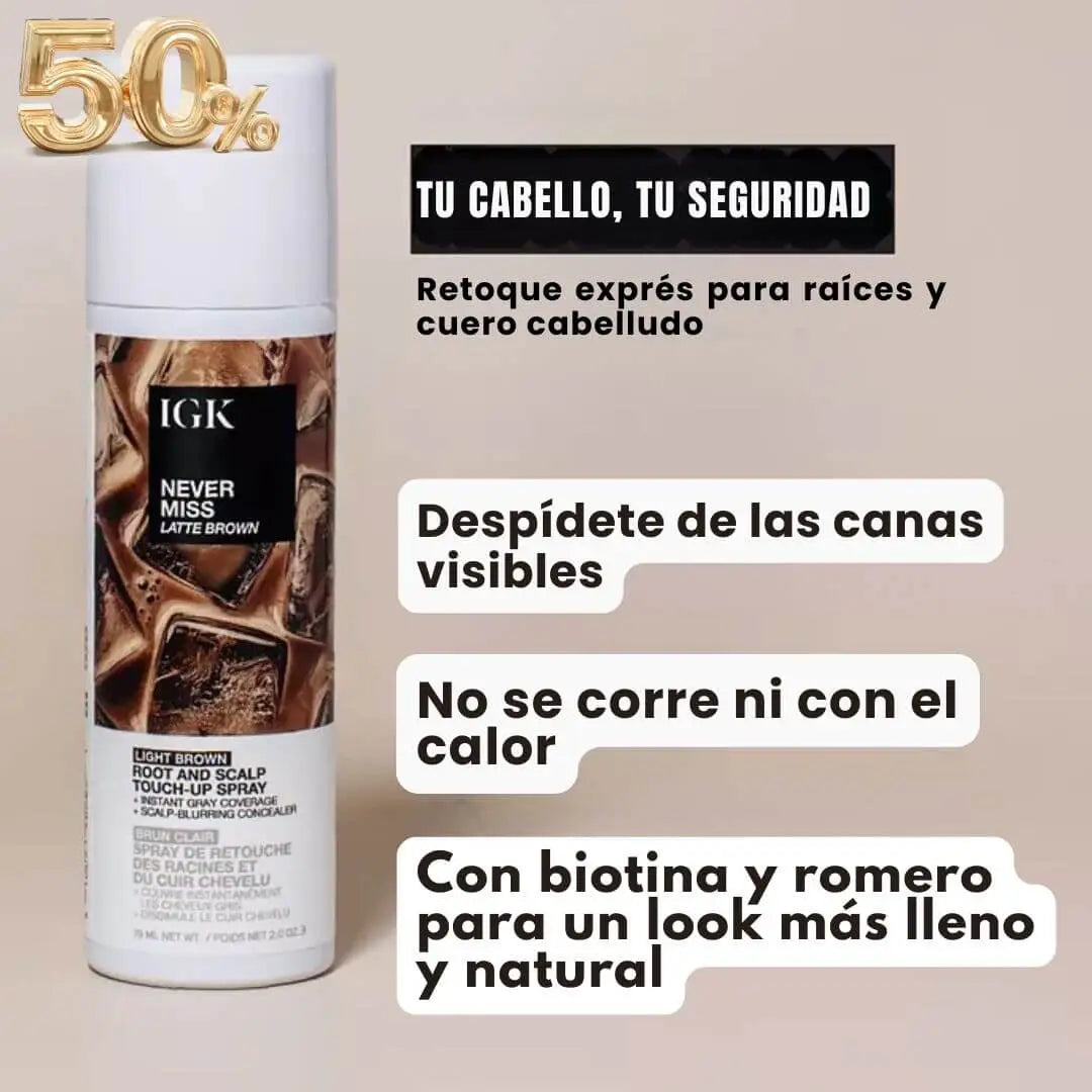 Spray de retoque capilar™ ¡Da un color más uniforme y un acabado suave y natural en minutos!🎁50%OFF