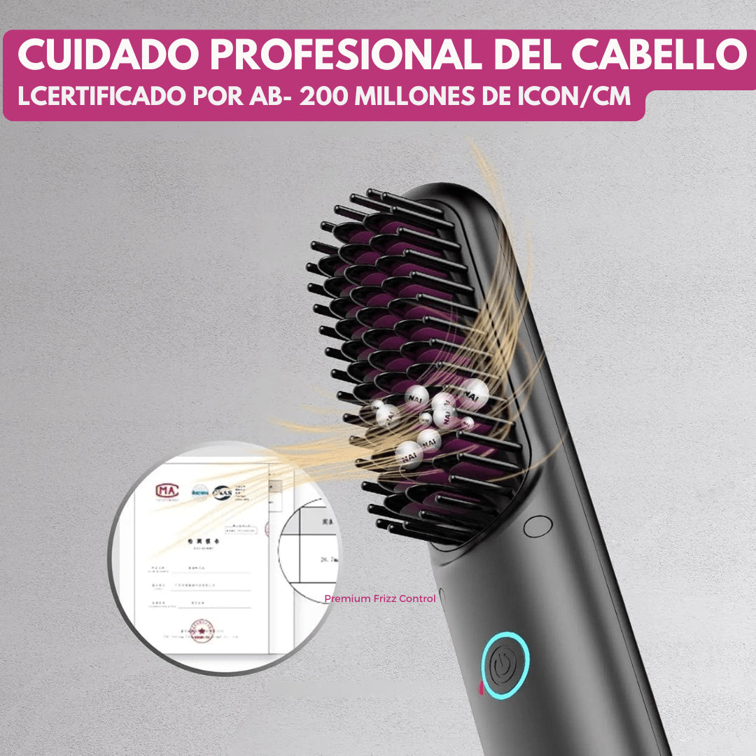 Cepillo Alisador Inalámbrico Portátil - Utilizalo en adultos y niños - Cuida y proteje tu cabello