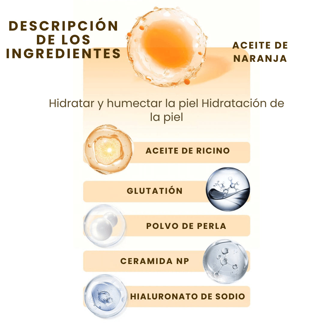 Gel Exfoliante e Iluminador con Enzimas de Naranja