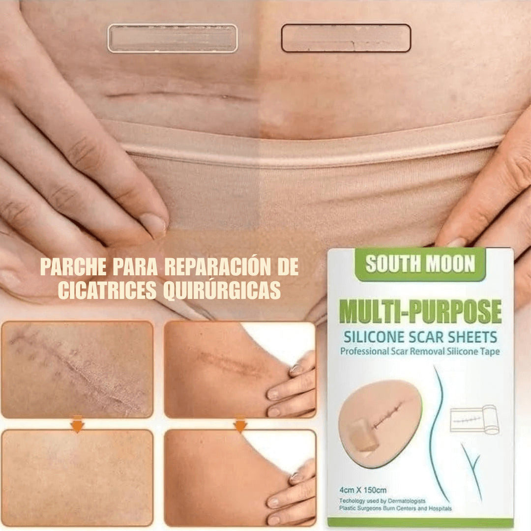 Cinta de silicona™ Multiproposito para la piel- ¡Uso cosmético en zonas con líneas visibles y cicatrices de la piel!