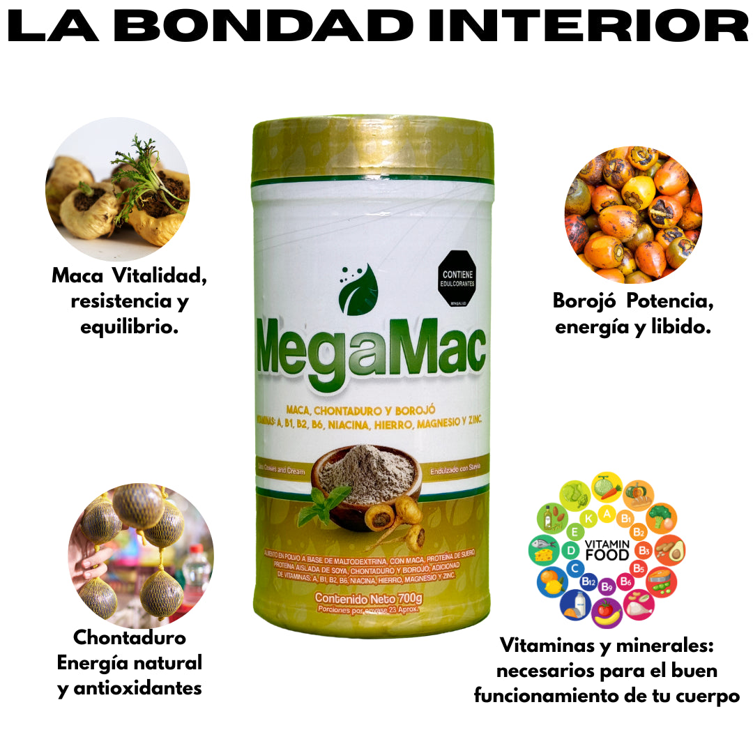 MegaMac™ – Potencia y Energía Natural para tu Día a Día☀️