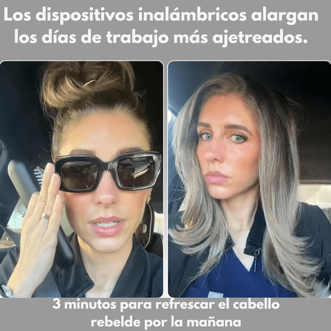 Cepillo Alisador Inalámbrico Portátil - Utilizalo en adultos y niños - Cuida y proteje tu cabello