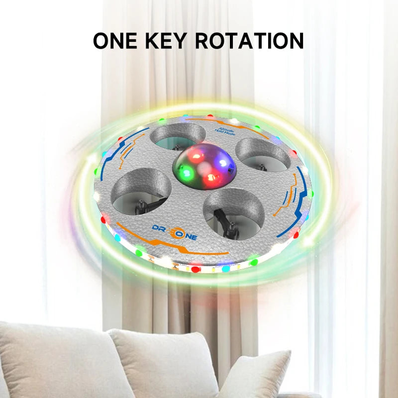 Drone S9 OVNI – Diversión Iluminada para Toda la Familia🎁control remoto-bateria recargable-luces led