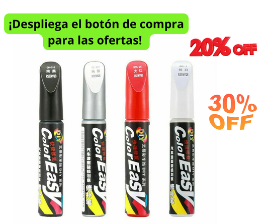 Esfero para cubrir rayones para carros y motos